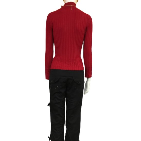 VEX Collection Red Size S Long Sleeve Sweater - Picture 2 of 11